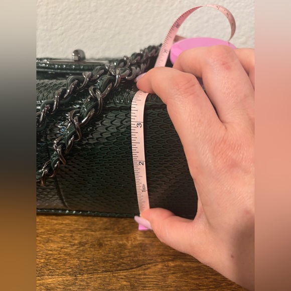 Karl Lagerfeld Dark Green Quilted Shoulder Bag - Picture 11 of 12